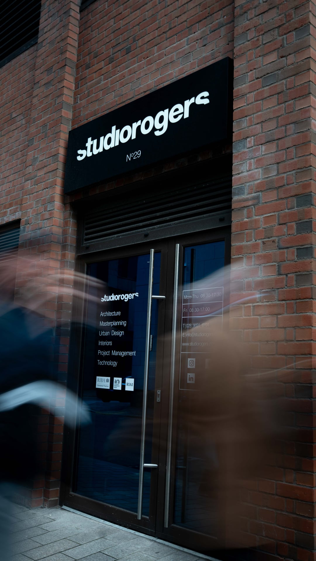 studiorogers Belfast No.29 entrance