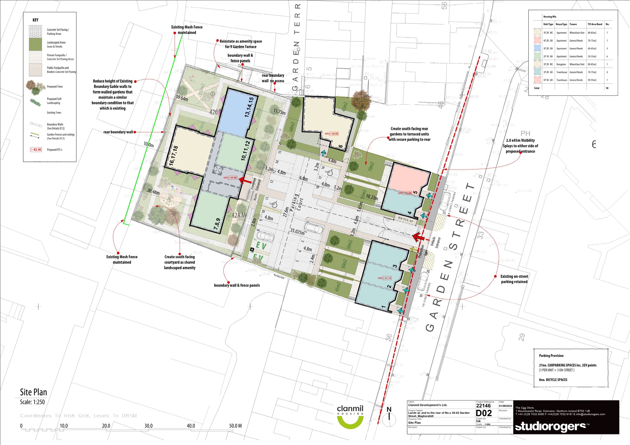 Magherafelt Site Plan masterplanning project